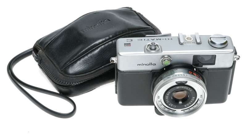 Minolta Hi-Matic C Compact 35mm Film Camera Rokkor 1:2.7 f=40mm