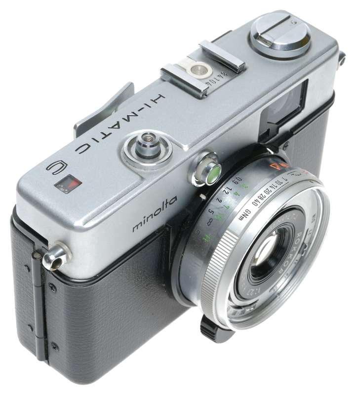 Minolta Hi-Matic C Compact 35mm Film Camera Rokkor 1:2.7 f=40mm