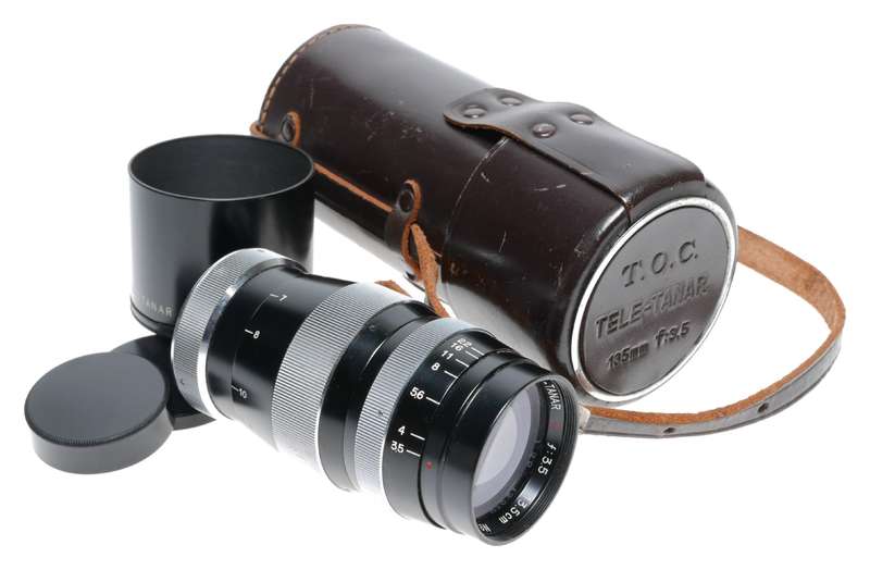Tanaka Tele-Tanar f:3.5 13.5cm Tanack IV-S Rangefinder Camera Lens M39 LM