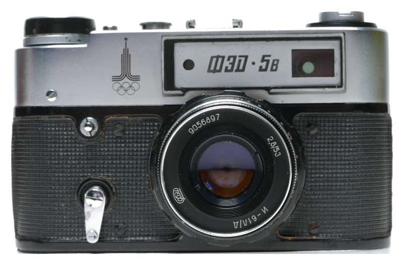 FED 5b Olympic 35mm Rangefinder Camera Industar 61L/D 2.8/53 Leica Mount