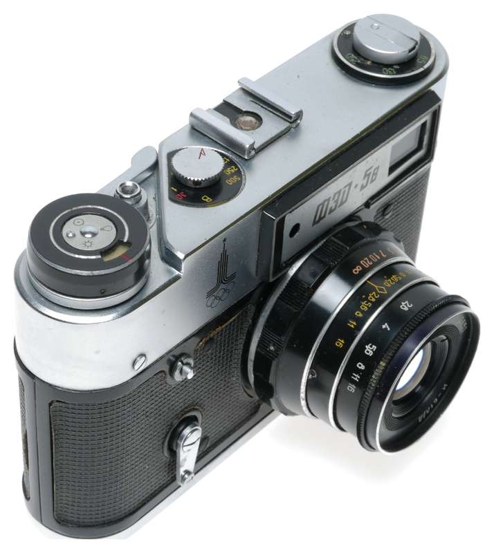FED 5b Olympic 35mm Rangefinder Camera Industar 61L/D 2.8/53 Leica Mount
