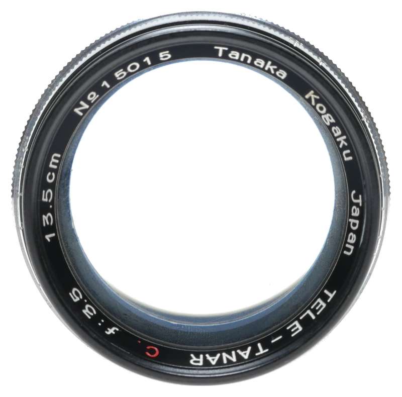 Tanaka Tele-Tanar f:3.5 13.5cm Tanack IV-S Rangefinder Camera Lens M39 LM