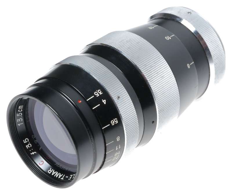 Tanaka Tele-Tanar f:3.5 13.5cm Tanack IV-S Rangefinder Camera Lens M39 LM