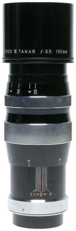 Tanaka Tele-Tanar f:3.5 13.5cm Tanack IV-S Rangefinder Camera Lens M39 LM