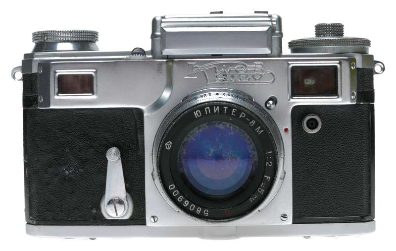 Kiev-4 Type 2 Ukrainian Engravings Rare Jupiter-8M 1:2 F=5cm Contax Mount