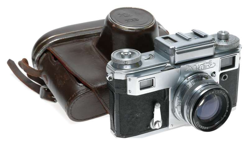 Kiev-4 Type 2 Ukrainian Engravings Rare Jupiter-8M 1:2 F=5cm Contax Mount
