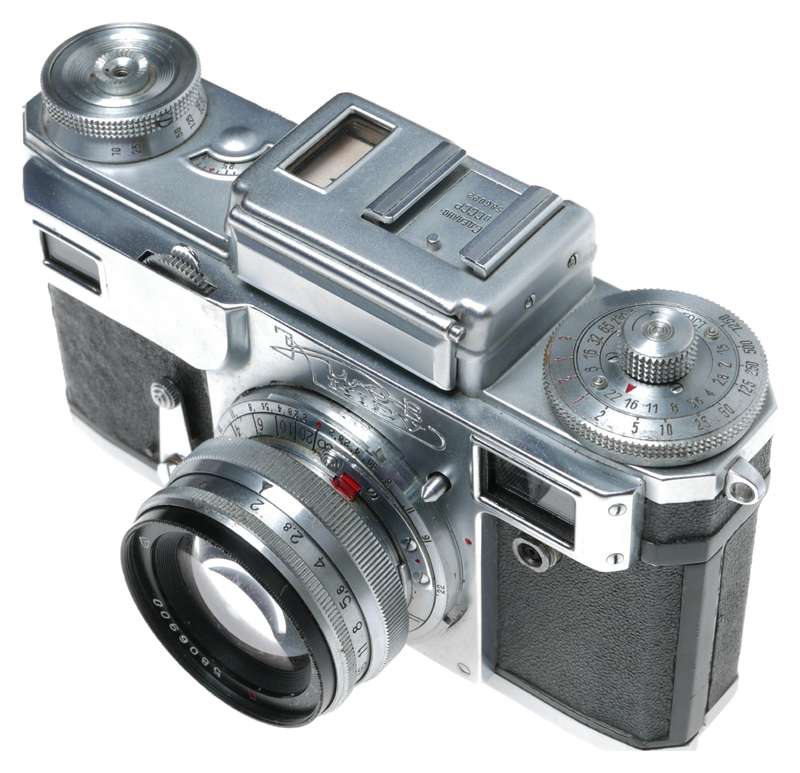 Kiev-4 Type 2 Ukrainian Engravings Rare Jupiter-8M 1:2 F=5cm Contax Mount