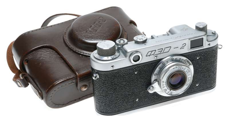 FED-2 Type c Rangefinder Film Camera 3.5/50 M39 Leica Mount USSR