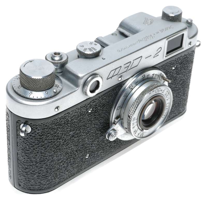 FED-2 Type c Rangefinder Film Camera 3.5/50 M39 Leica Mount USSR