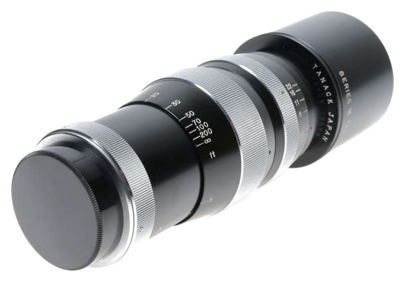 Tanaka Tele-Tanar f:3.5 13.5cm Tanack IV-S Rangefinder Camera Lens M39 LM