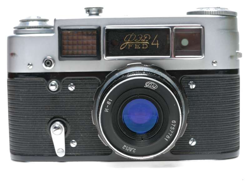 FED-4b 35mm Rangefinder Camera Industar-61 2.8/52 M39 Leica Mount USSR