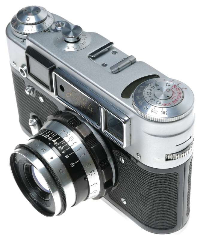 FED-4b 35mm Rangefinder Camera Industar-61 2.8/52 M39 Leica Mount USSR