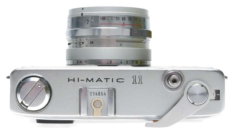 Minolta Hi-Matic 11 Super 3 Circuit Camera Rokkor-PF 1:1.7 f=45mm