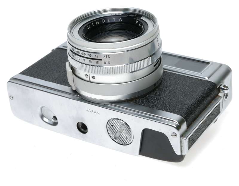Minolta Hi-Matic 11 Super 3 Circuit Camera Rokkor-PF 1:1.7 f=45mm