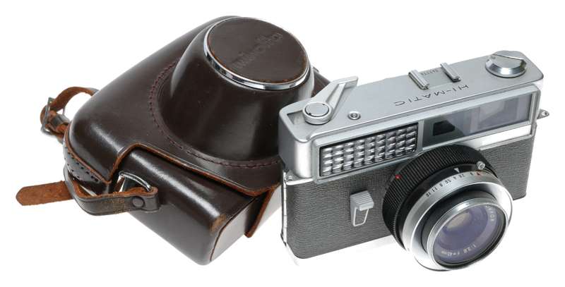 Minolta Hi-Matic Rangefinder 35mm Film Camera Rokkor 2.8/45mm