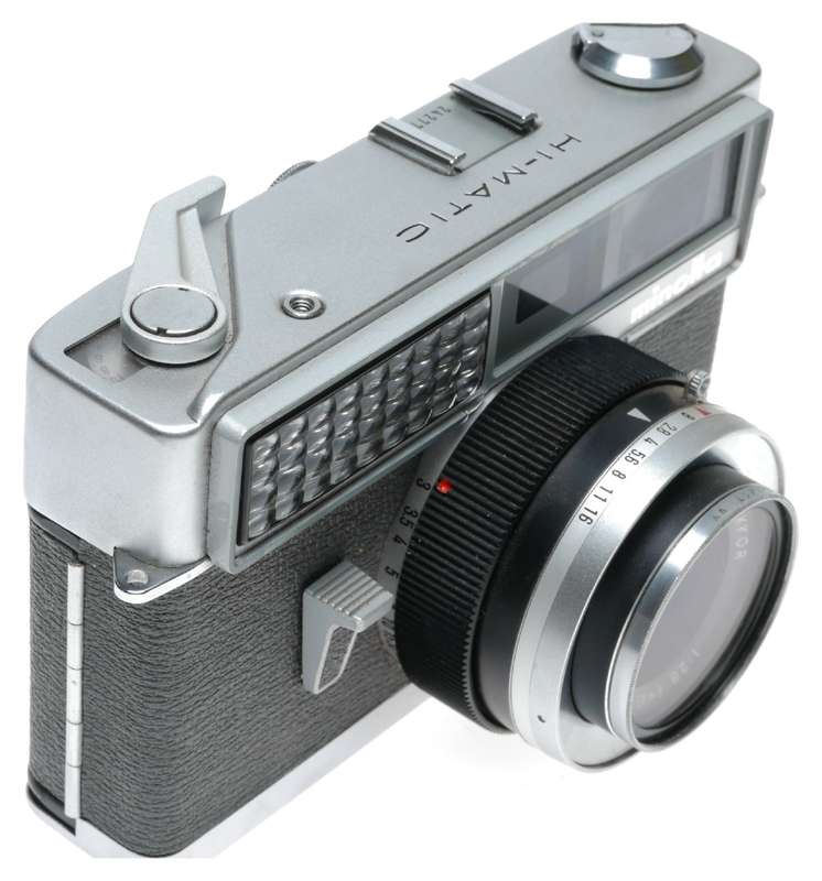 Minolta Hi-Matic Rangefinder 35mm Film Camera Rokkor 2.8/45mm