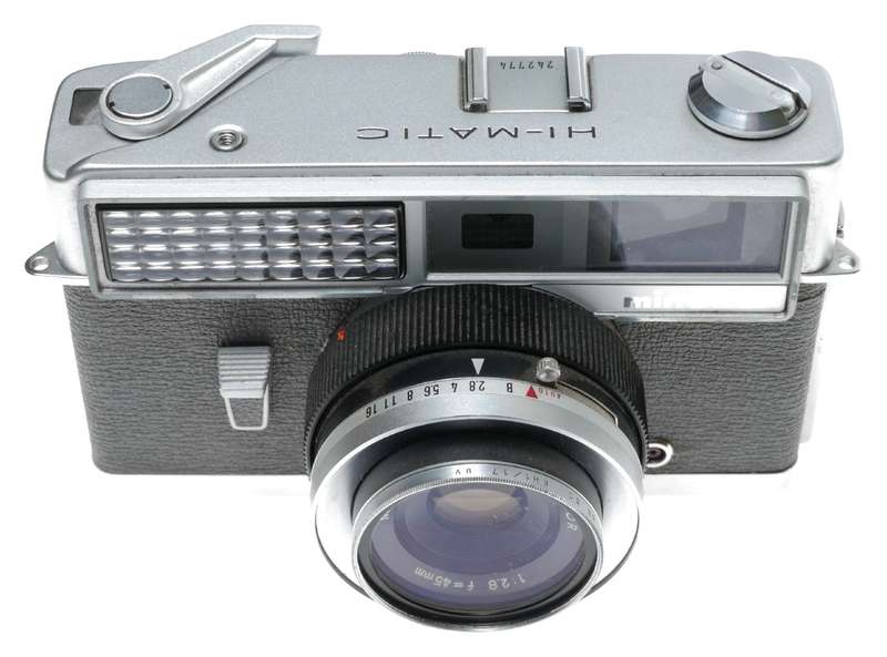 Minolta Hi-Matic Rangefinder 35mm Film Camera Rokkor 2.8/45mm