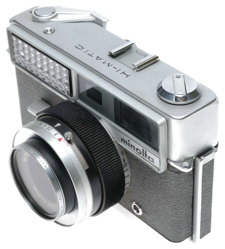 Minolta Hi-Matic Rangefinder 35mm Film Camera Rokkor 2.8/45mm