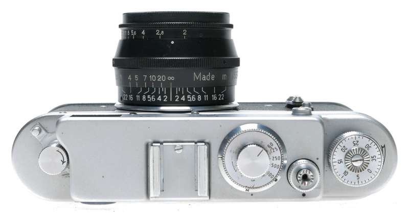 Zorki-4 Export Model Rangefinder Film Camera Black Jupiter-8 39LTM