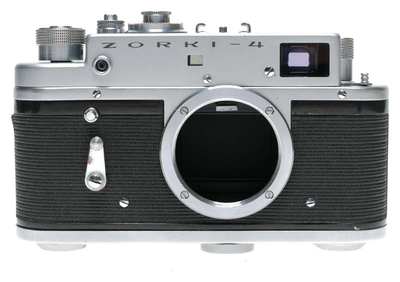 Zorki-4 Export Model Rangefinder Film Camera Black Jupiter-8 39LTM