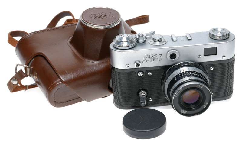 FED-3b 35mm Rangefinder Camera Industar-61 2.8/52 M39 Leica Mount