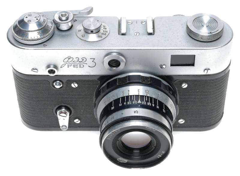 FED-3b 35mm Rangefinder Camera Industar-61 2.8/52 M39 Leica Mount