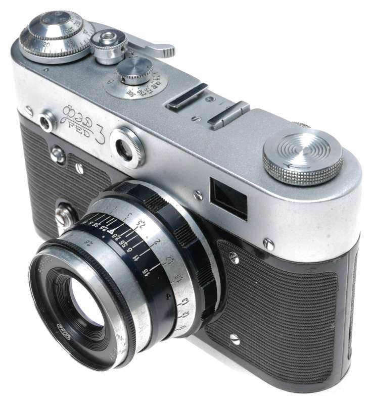 FED-3b 35mm Rangefinder Camera Industar-61 2.8/52 M39 Leica Mount