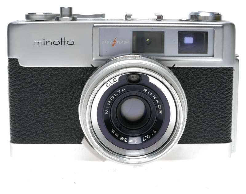 Minolta AL-F 35mm Rangefinder Camera Rokkor CLC 1:2.7 f=38mm