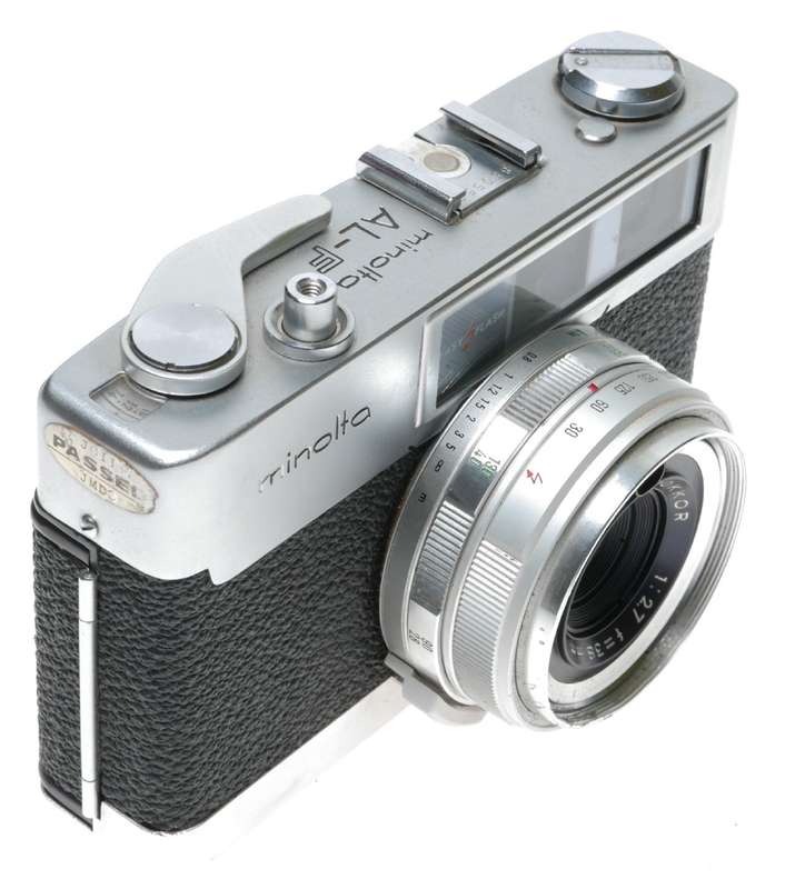 Minolta AL-F 35mm Rangefinder Camera Rokkor CLC 1:2.7 f=38mm