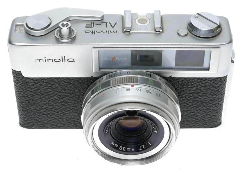 Minolta AL-F 35mm Rangefinder Camera Rokkor CLC 1:2.7 f=38mm