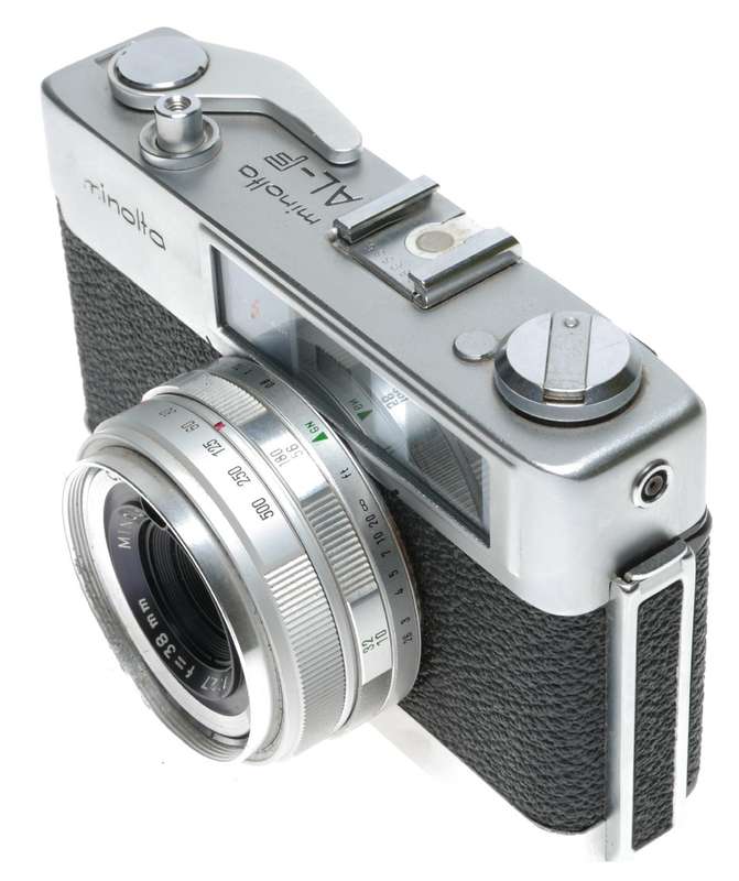 Minolta AL-F 35mm Rangefinder Camera Rokkor CLC 1:2.7 f=38mm