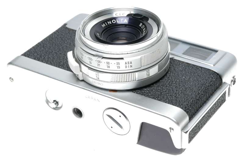 Minolta AL-F 35mm Rangefinder Camera Rokkor CLC 1:2.7 f=38mm