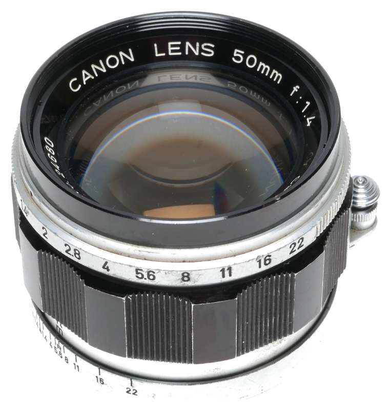 Canon Rangefinder RF Camera Lens 1.4/50mm Leica Screw Mount