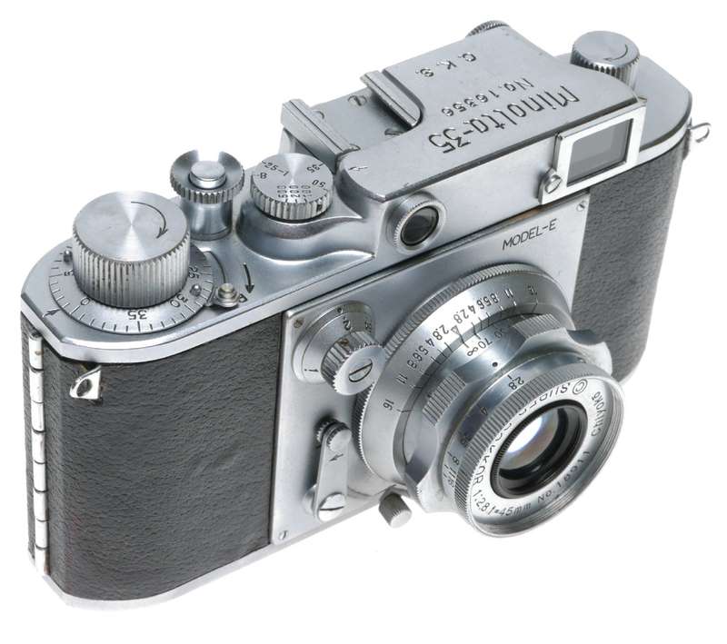 Minolta-35 Model E Rangefinder Camera Super Rokkor 2.8/45mm M39