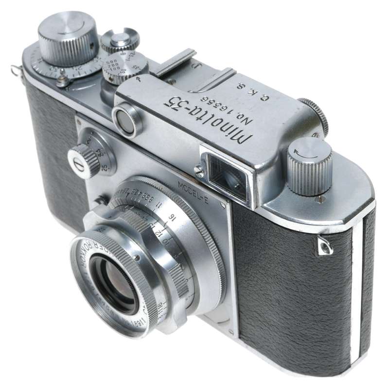 Minolta-35 Model E Rangefinder Camera Super Rokkor 2.8/45mm M39