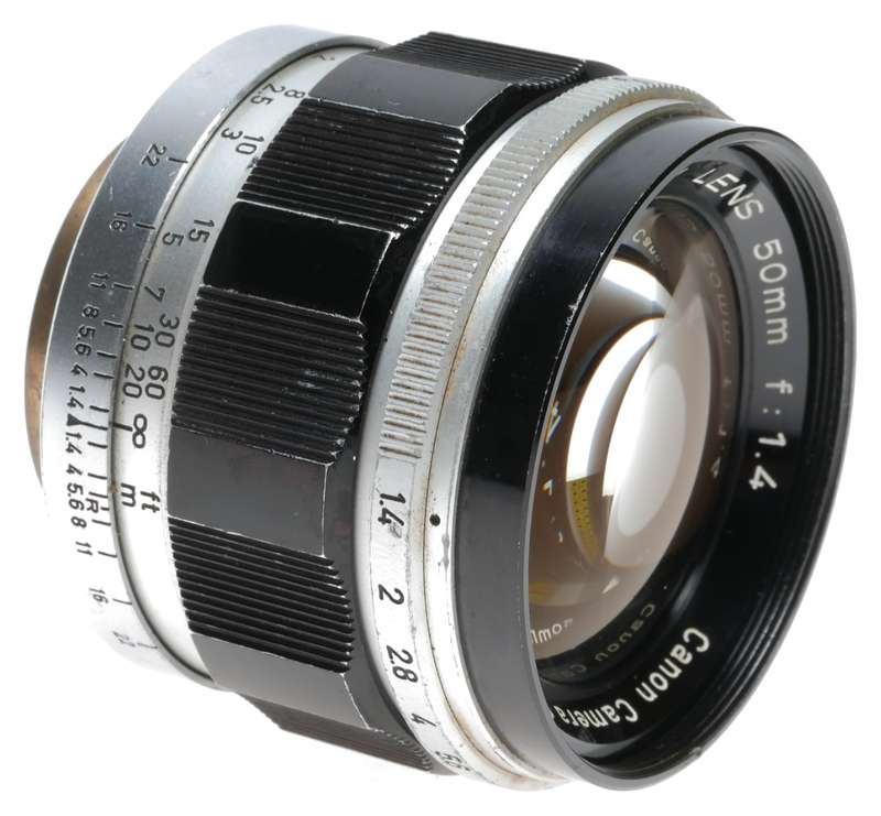 Canon Rangefinder RF Camera Lens 1.4/50mm Leica Screw Mount
