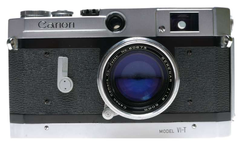 Canon Model VI-T Rangefinder Camera Serenar 1.8/50mm M39 Screw Mount