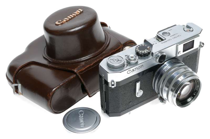 Canon Model VI-T Rangefinder Camera Serenar 1.8/50mm M39 Screw Mount
