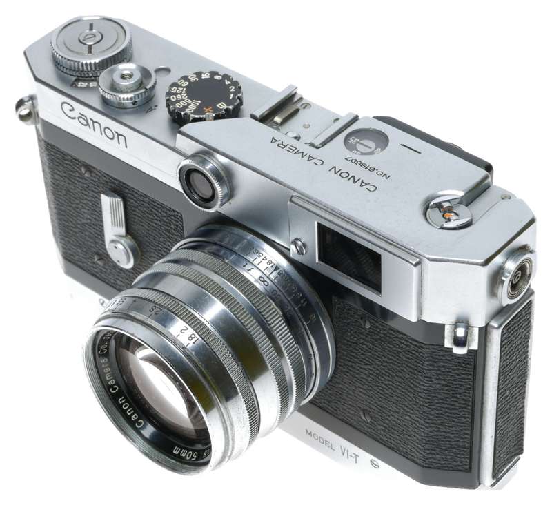 Canon Model VI-T Rangefinder Camera Serenar 1.8/50mm M39 Screw Mount