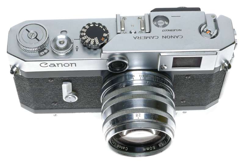 Canon Model VI-T Rangefinder Camera Serenar 1.8/50mm M39 Screw Mount
