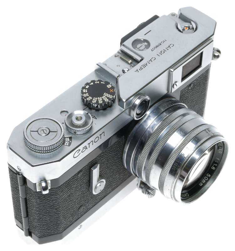 Canon Model VI-T Rangefinder Camera Serenar 1.8/50mm M39 Screw Mount
