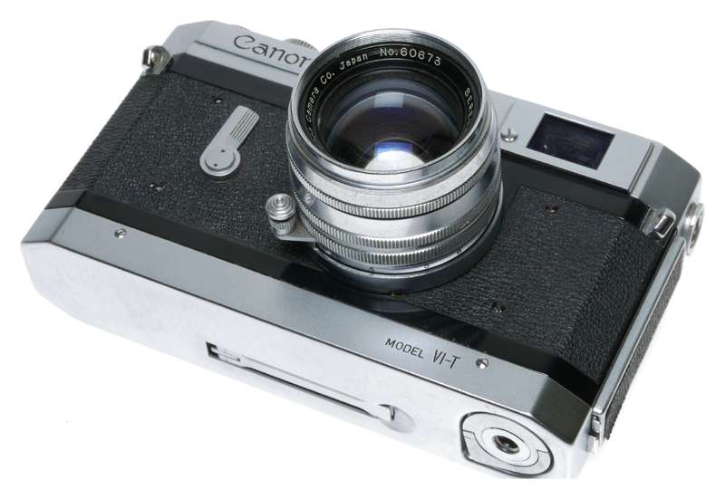 Canon Model VI-T Rangefinder Camera Serenar 1.8/50mm M39 Screw Mount