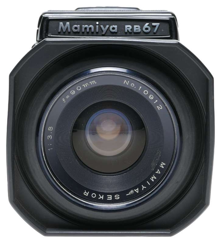 Mamiya RB67 Pro SLR Camera 120 Rollfilm Holder 3.8/90mm Lens