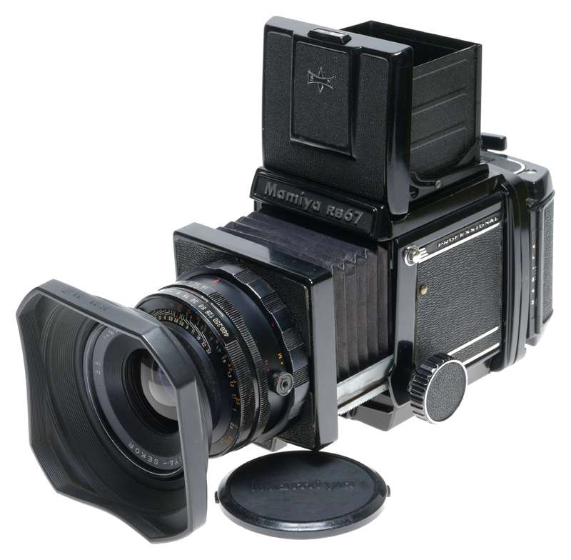 Mamiya RB67 Pro SLR Camera 120 Rollfilm Holder 3.8/90mm Lens