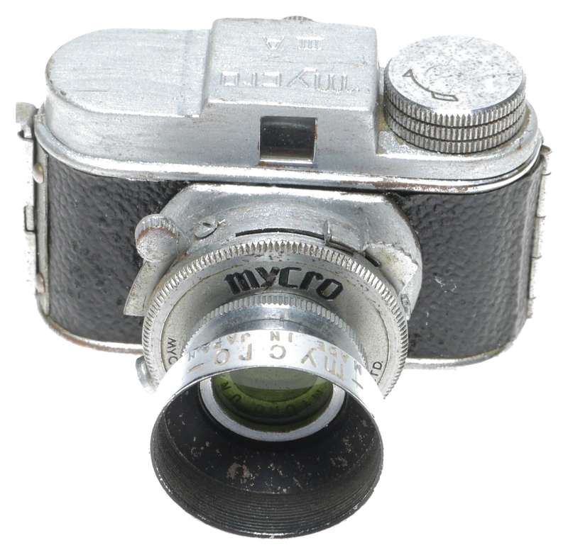 Mycro IIIa Subminiature Film Camera Ona 1:4.5 F=20mm Filter Shade Hood Tripod