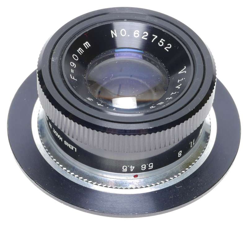 Vivitar 1:4.5 f=90mm Enlarging Lens Lens board Serial No.62752