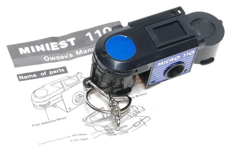 Micro-110 Cartrige Film Keychain Novelty Camera