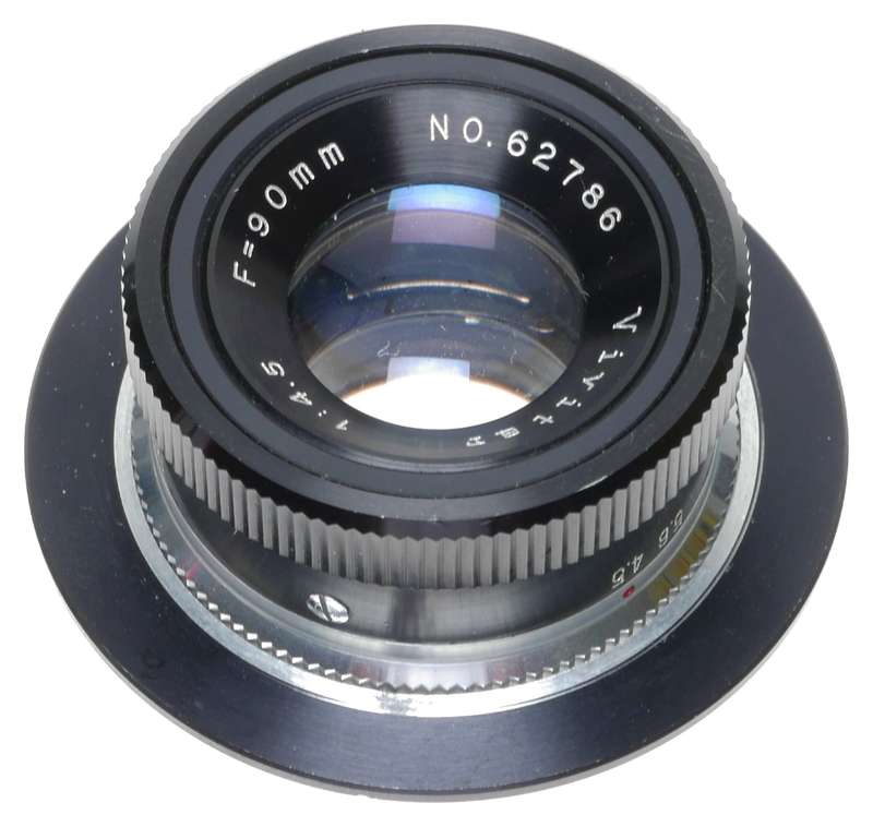 Vivitar 1:4.5 F=90mm 39mm Screw Mount Enlarger Lens Lensboard