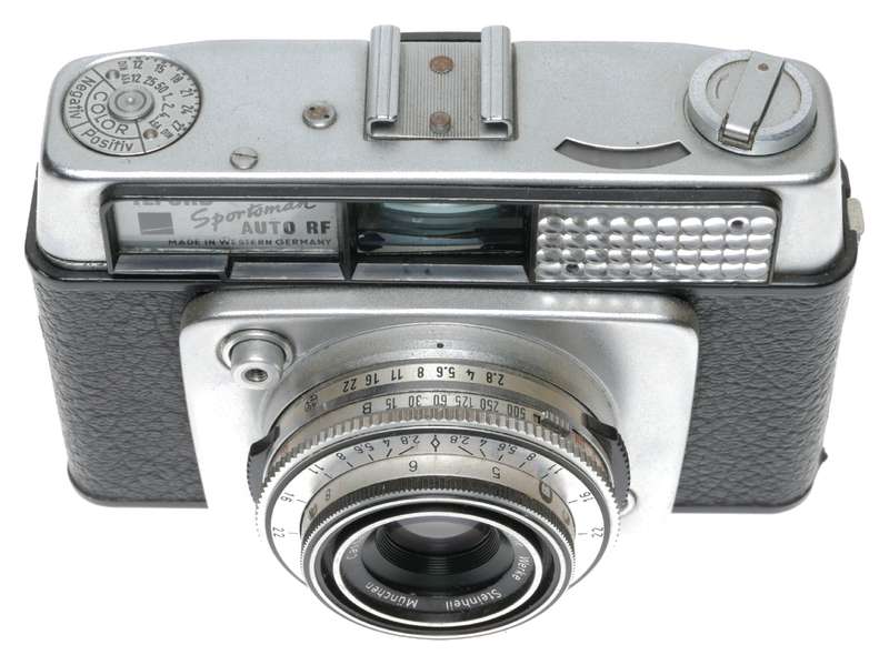 Ilford Sportsman Auto 35mm RF Camera Steinheil Cassar 1:2.8/45mm