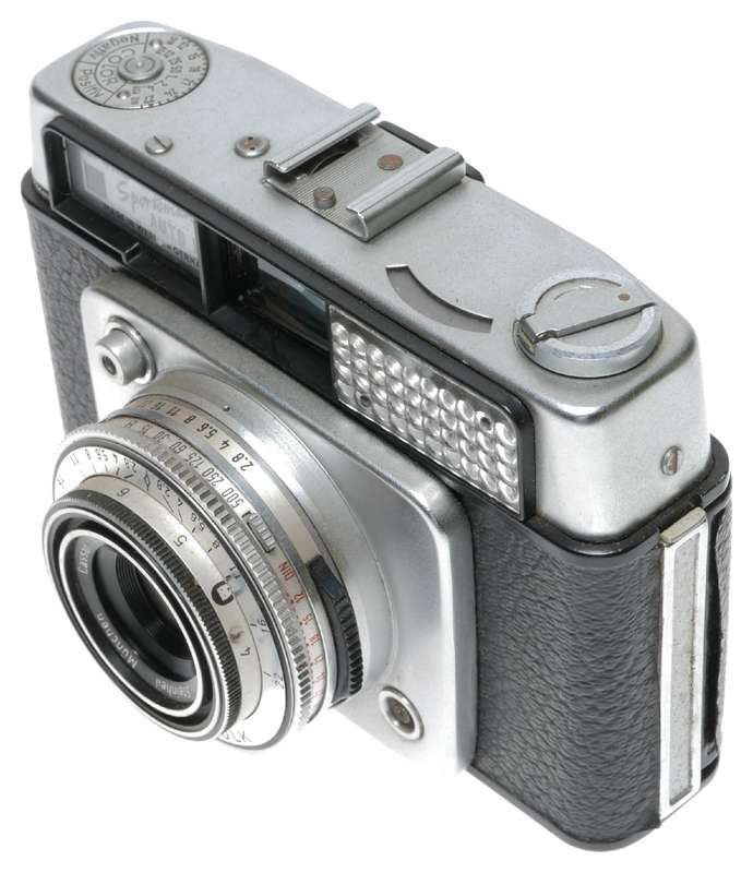 Ilford Sportsman Auto 35mm RF Camera Steinheil Cassar 1:2.8/45mm